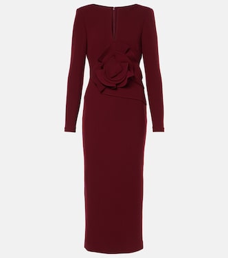Abito midi in crêpe di lana | Roland Mouret