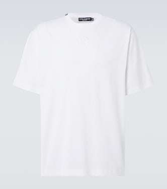 T-Shirt DG aus Baumwoll-Jersey | Dolce&Gabbana