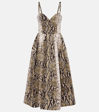 Robe aus Popeline | Oscar de la Renta