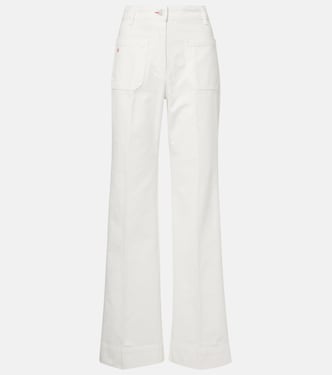 Jeans anchos Alina de tiro alto | Victoria Beckham