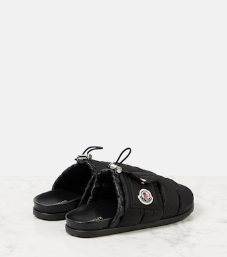 Slippers Mon Pocket mit Leder | Moncler