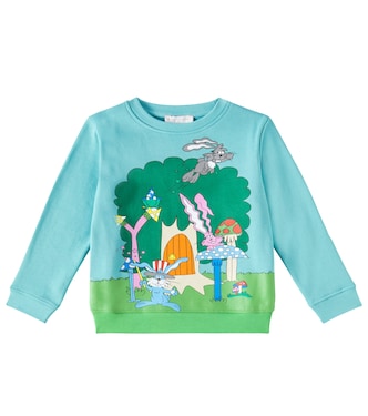 Bedruckter Pullover aus Baumwolle | Stella McCartney Kids