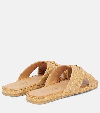 Raffia slides | Prada