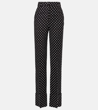 Polka-dot straight pants | Valentino