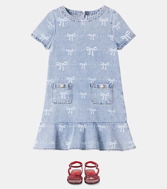 Robe imprimée en jean | Self-Portrait Kids