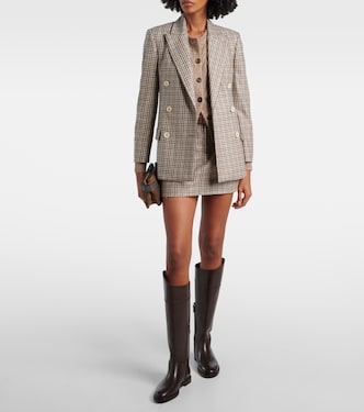 Checked virgin wool blazer | Brunello Cucinelli