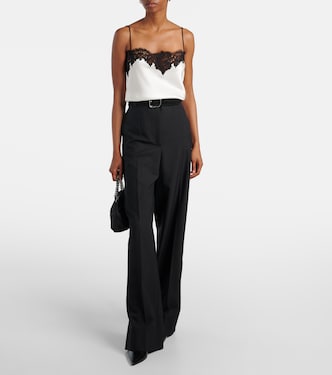 Lace-trimmed satin camisole | Stella McCartney
