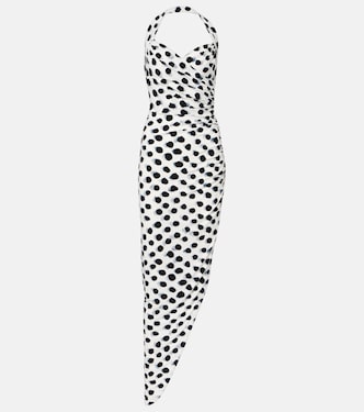 Cayla polka-dot midi dress | Norma Kamali