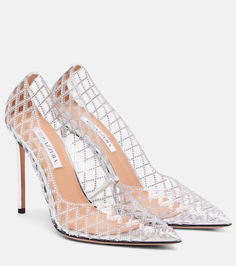 Pumps Lumiere 105 mit Kristallen | Aquazzura