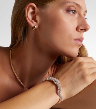 18kt rose gold bracelet with diamonds | Suzanne Kalan