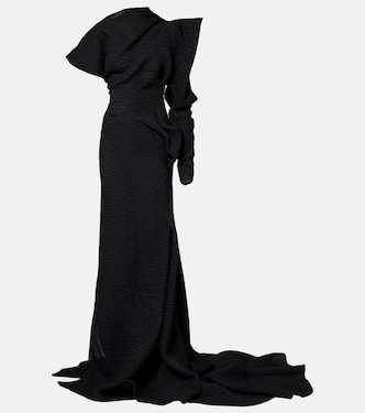 Lyra asymmetric draped gown | Maticevski