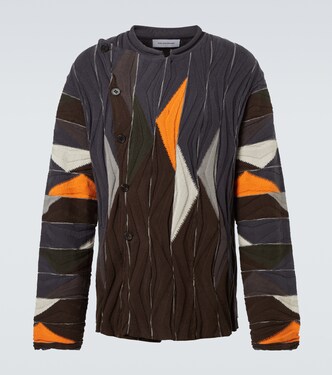 Cardigan Raday asymétrique en coton | Kiko Kostadinov
