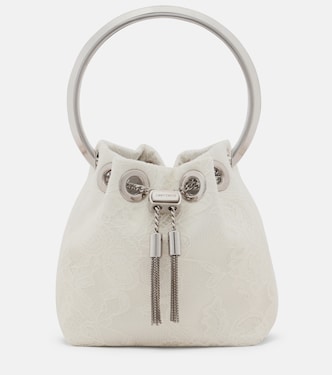 Bon Bon Micro lace bucket bag | Jimmy Choo