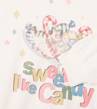 Spotty printed cotton jersey sweatshirt | Konges Sløjd