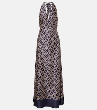 Bedrucktes Maxikleid Elidia aus Satin | Faithfull