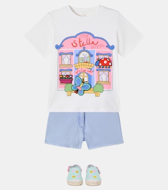 Bedrucktes T-Shirt aus Baumwoll-Jersey | Stella McCartney Kids