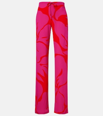 Floral straight pants | Dries Van Noten