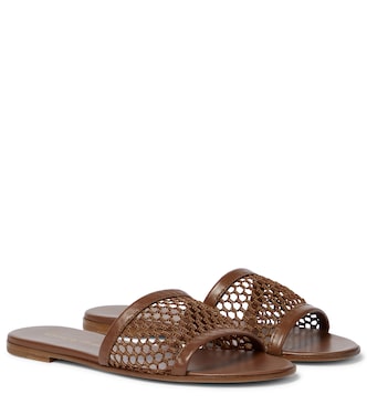 Palas Jamaica con detalles de piel | Gianvito Rossi