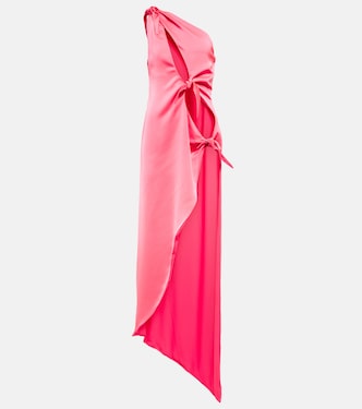 Cutout satin maxi dress | The Attico