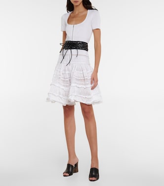 Miniabito in maglia con zip | Alaïa