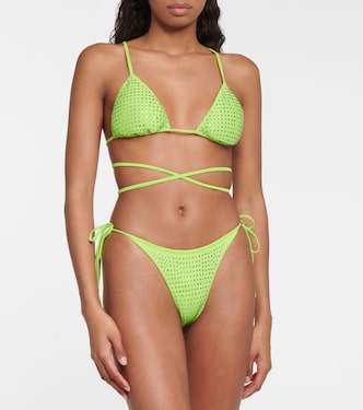 Embellished bikini bottoms | Self-Portrait
