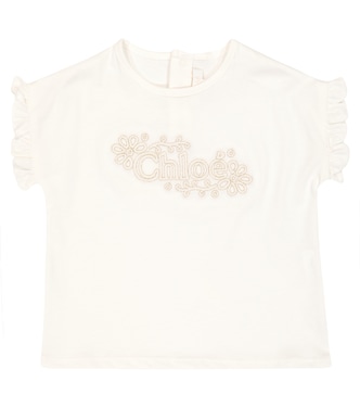 Baby - T-shirt in jersey con logo | Chloé Kids
