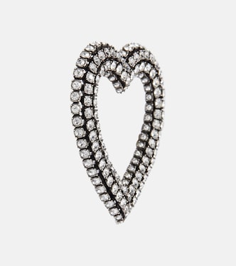 Embellished heart earrings | Balenciaga