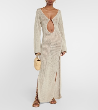 Rey cotton-blend maxi dress | Bananhot