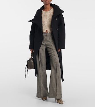 Double-breasted wool-blend coat | Acne Studios