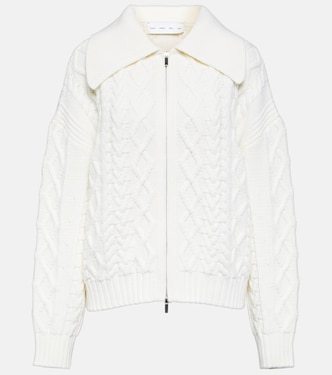 Cárdigan trenzado White Label de lana | Proenza Schouler
