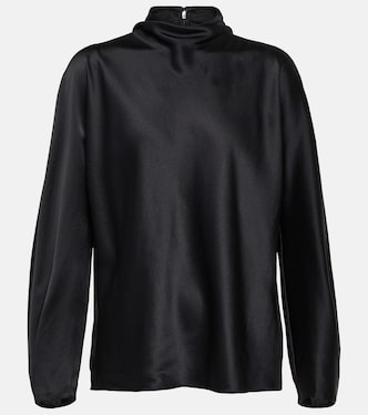 Blusa in seta drappeggiata | Vince