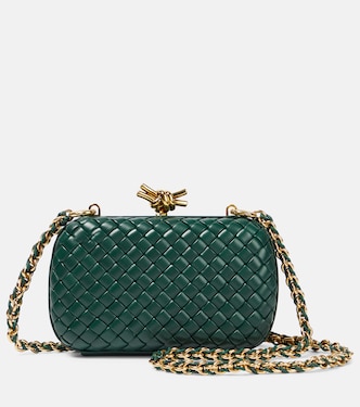 Borsa a spalla Knot Chain in pelle Intreccio | Bottega Veneta