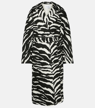 Bedruckter Trenchcoat aus Denim | Alaïa
