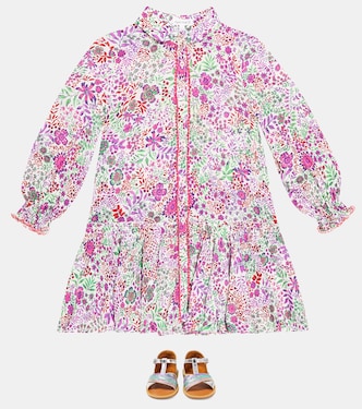 Abito Tesorino con stampa floreale | Poupette St Barth Kids