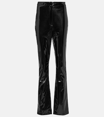 Pantaloni slim in vinile a vita alta | Rotate