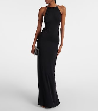 Suspended Triangle open-back maxi dress | Coperni