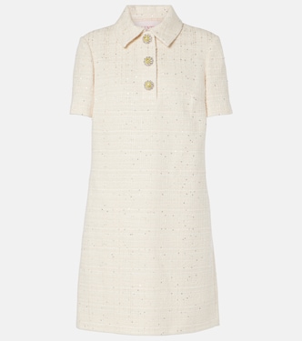 Abito corto in tweed di misto cotone | Valentino