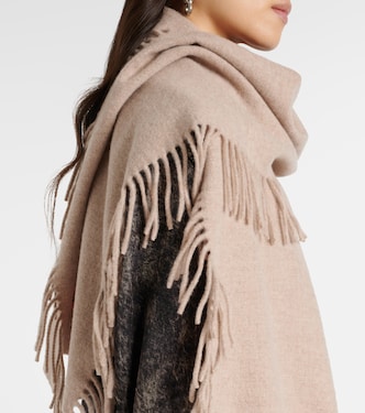 Bufanda de lana con flecos | Acne Studios