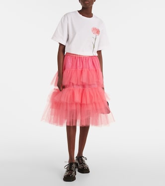 T-shirt Carnation in jersey di cotone | Simone Rocha