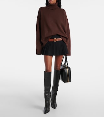 Rhea wool and cotton turtleneck sweater | The Frankie Shop