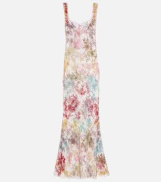 Cora embellished sheer tulle gown | Clio Peppiatt