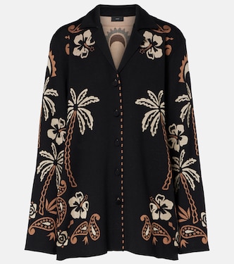 Glimpse of Eden wool and silk shirt | Alanui