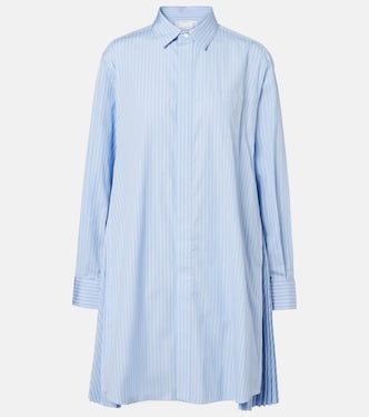 Striped cotton poplin shirt dress | Sacai