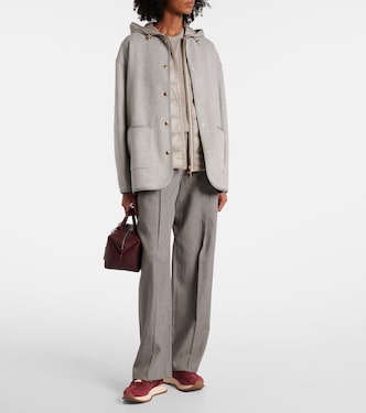 Wool and cashmere down jacket | Moncler