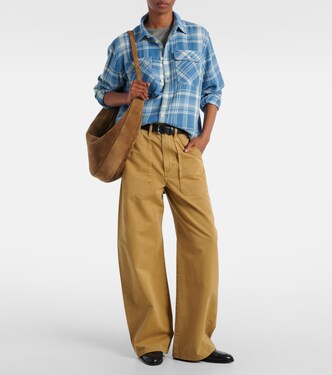 Plaid cotton twill shirt | Polo Ralph Lauren