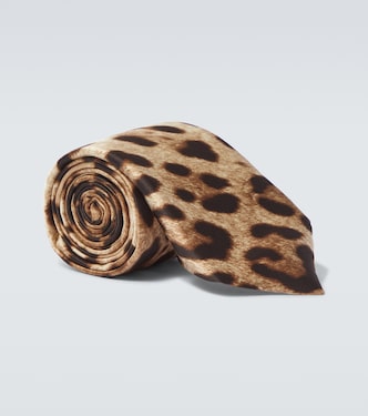 Bedruckte Krawatte aus Seiden-Twill | Dolce&Gabbana