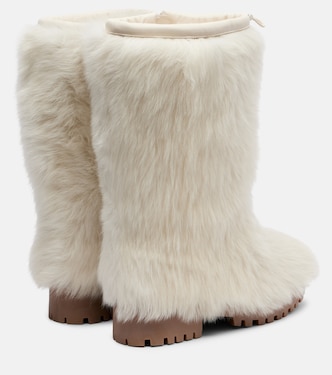 Shearling mid-calf boots | Yves Salomon