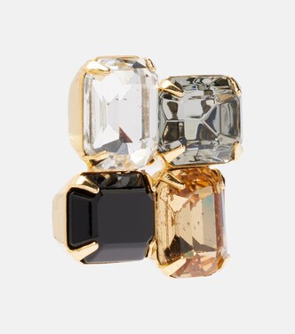 Ohrringe Piccolo, 18kt vergoldet, mit Kristallen | Jennifer Behr