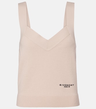 Logo wool and cashmere tank top | Givenchy