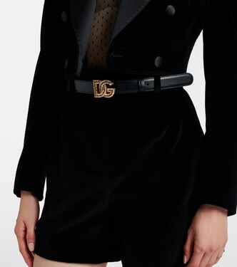 DG embellished leather belt | Dolce&Gabbana